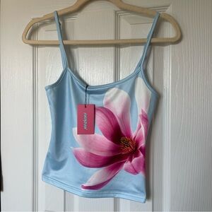 NWT Edikted Ashe Flower Tank
